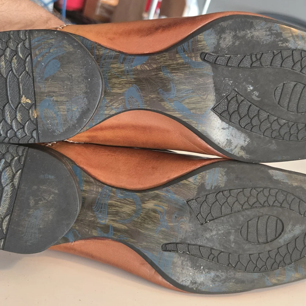 Giorgio Brutini Brown Leather Loafers - Picture 6 of 7